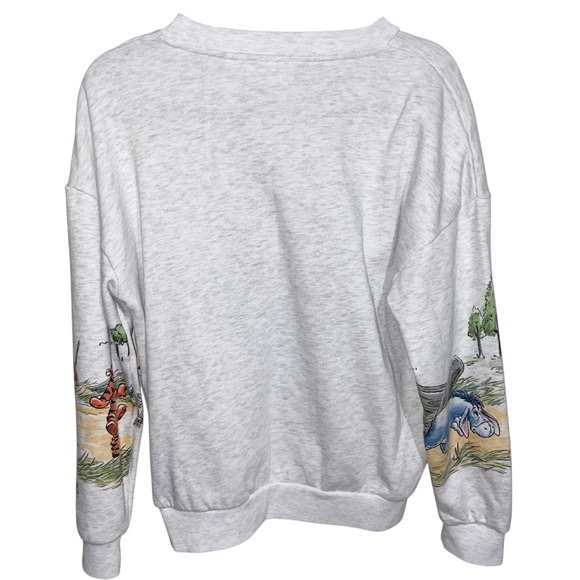 Disney Winnie The Pooh Sweatshirt Womens Medium Good Friends Graphic Modern - Picture 2 of 11